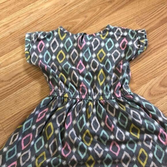 Carters Girls Multicolor Diamond Pattern Dress Size 4T - Picture 7 of 7